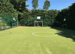 Active-landscapes-playground-equiptment-CS-Northside---new-muga-S&I-and-synthetic-pitch-bonded-rubber-mulch-pathway